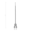 Sonde creuse à bouton, 15 cm