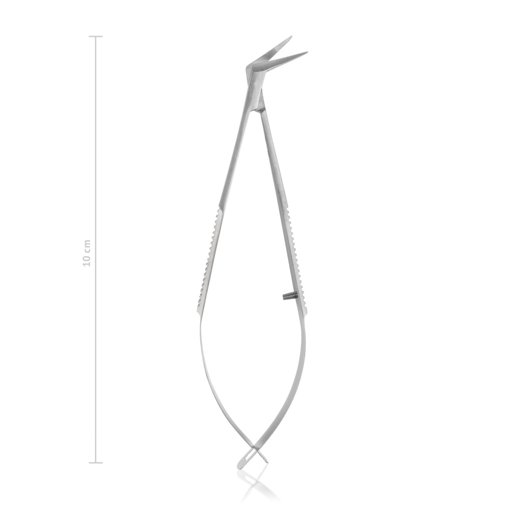 [172111] Hornhautschere Castroviejo, 10 cm,rechts abgewinkelt