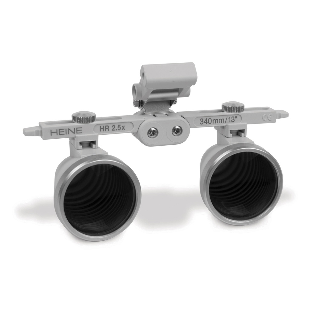 Loupe HEINE HR, unité unique pour LED 3S/ML4, grossissement 2,5x, distance de travail 340 mm, J-000.31.287