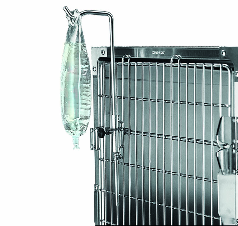 [637000] Support à infusion pour attacher à la cage, 483 mm