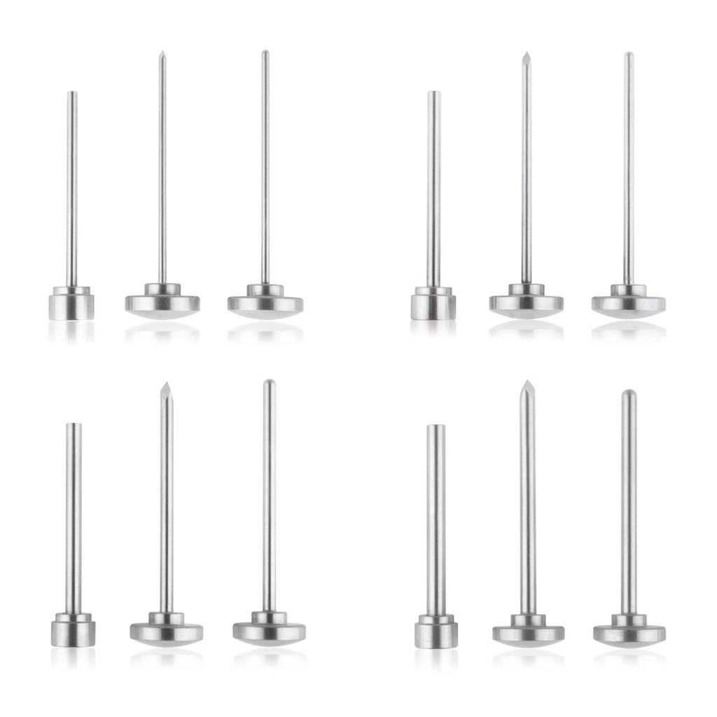 Műszerhüvely-készlet, 4 darabos, külső átmérők: Ø 2,7 / 3,4 / 4,1 / 4,8 mm