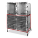 Moduláris SHOR-LINE kennel, 1219 x 762 mm, kétajtós