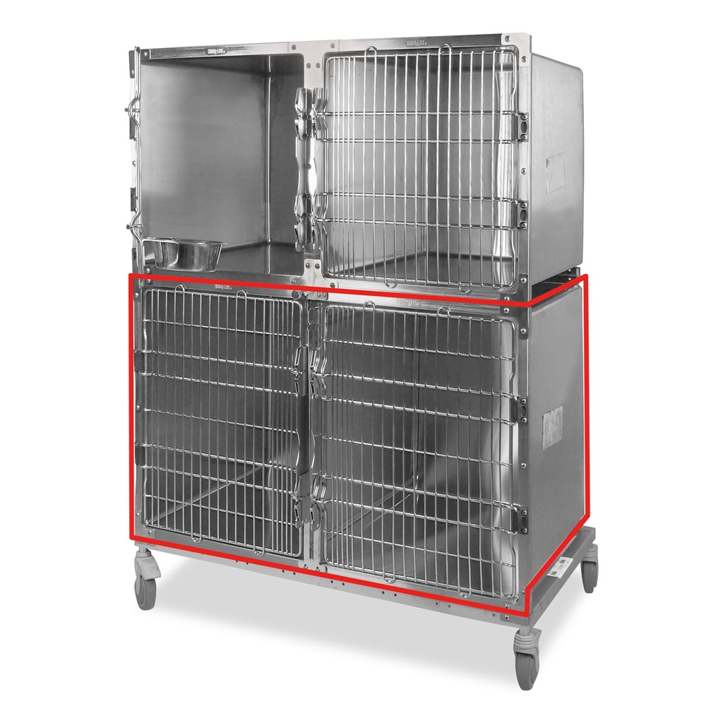 [633015] Moduláris SHOR-LINE kennel, 1524 x 914 mm, kétajtós