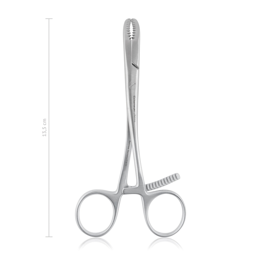 [183014] Pinza per riposizione ossa con dente di arresto, 13,5 cm, per gatti e cani di piccola e media taglia