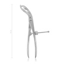 Davier porte-os autocentrant, 19 cm avec vis de blocage, FO 170