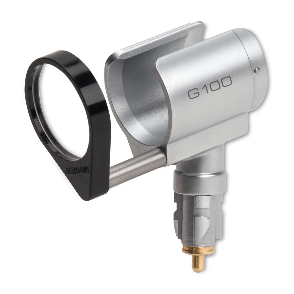 [300025] HEINE G100 LED Tête fendue, 2,5 V, complète. avec loupe pivotante G-001.21.301