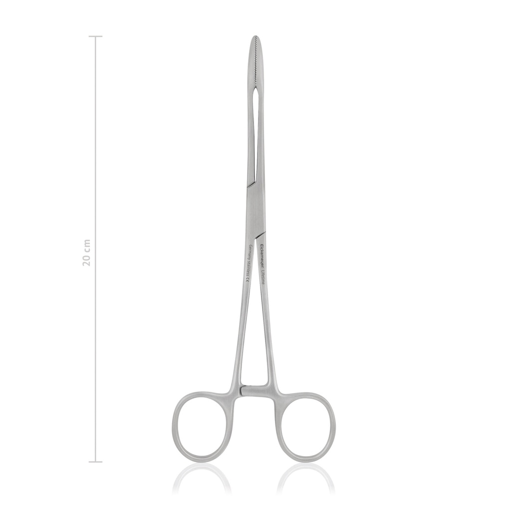 [137020] Pince à tampon et pansement Gross, 20 cm, droite, avec écarteur