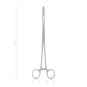 Korn- und Tupferzange MAIER, 26 cm, gerade, mit Sperre