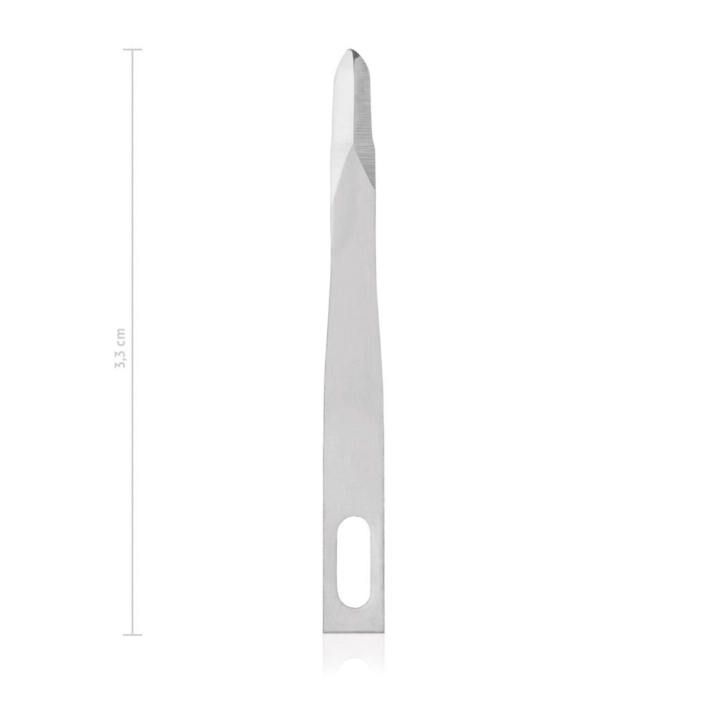 [101763] Microlame per bisturi fig.63 conf. da 25 pz