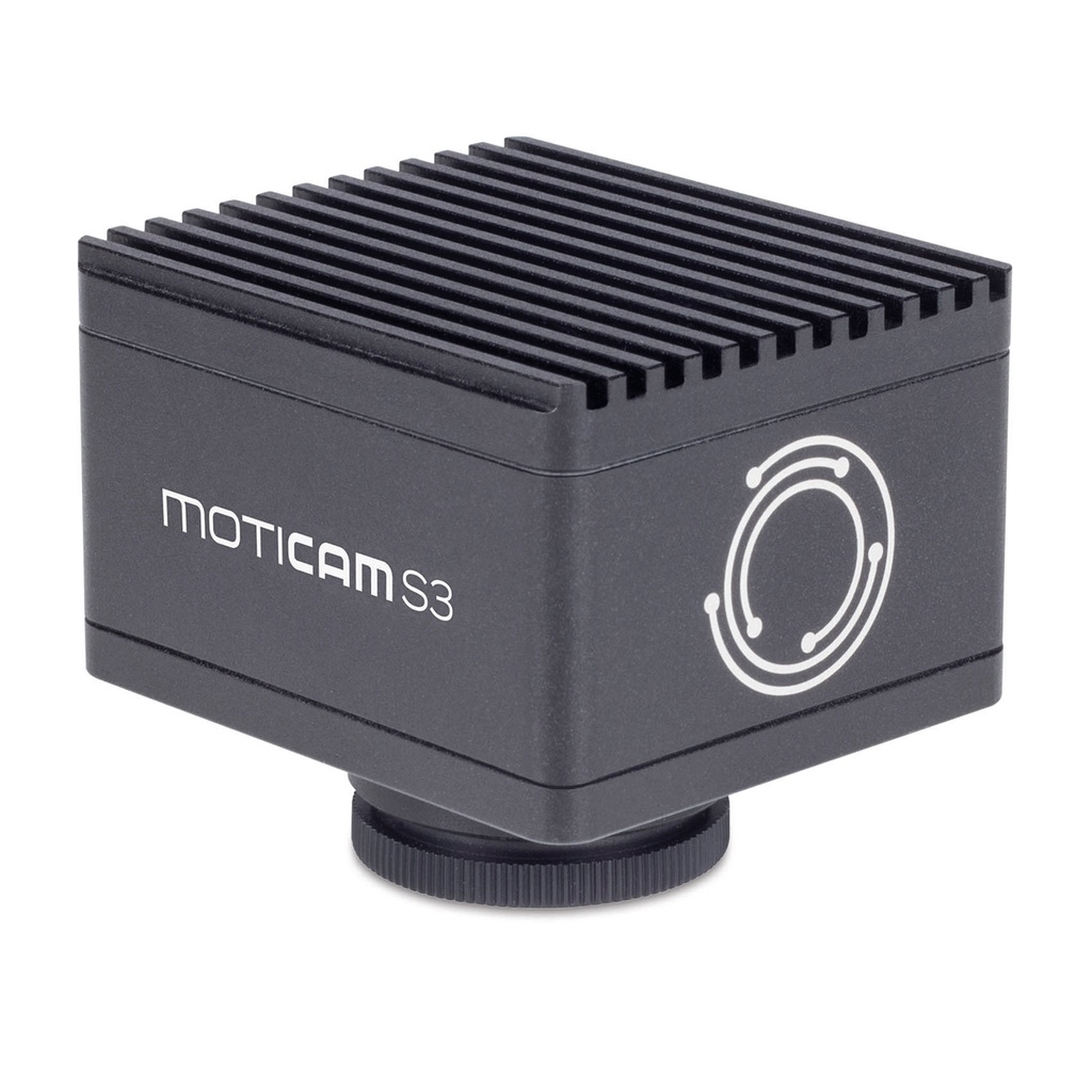 [710030] Motic MOTICAM S3 mit USB 3.1 Kabel Calibration Slide USB Stick mit Software Motic Images 3.0,für Windows, OSX, Linux CS Ring