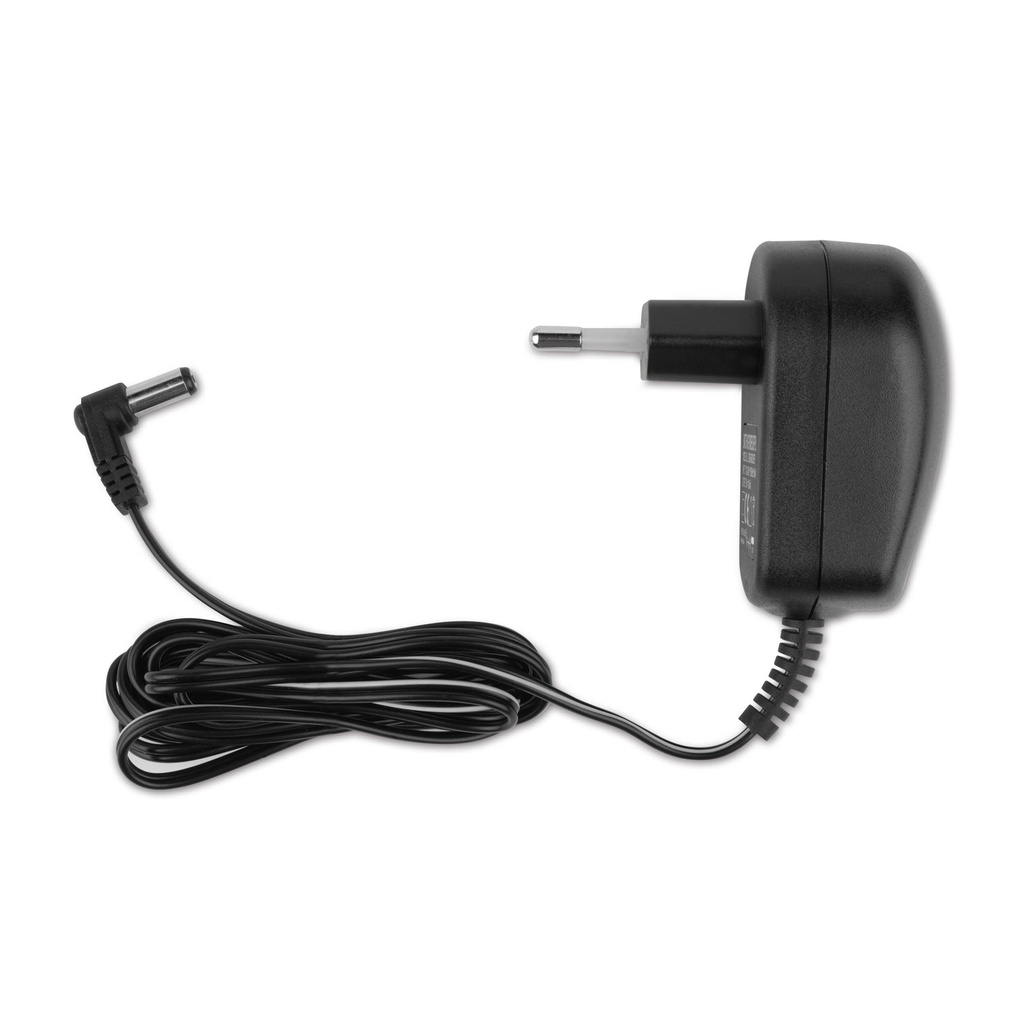 Bloc d'alimentation pour balance SLIM-LINE – Entrée 230 V / Sortie 9 V – 100 mA – extérieur + / intérieur –