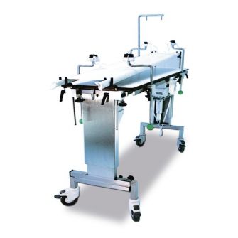 [603618] Table d'opération HEDO, 134 x 39 cm, réglable électriquement en continu d'un ou des deux côtés de 725 à 925 mm