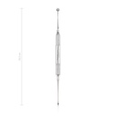 Csonthártya-emelő, kétvégű kivitel