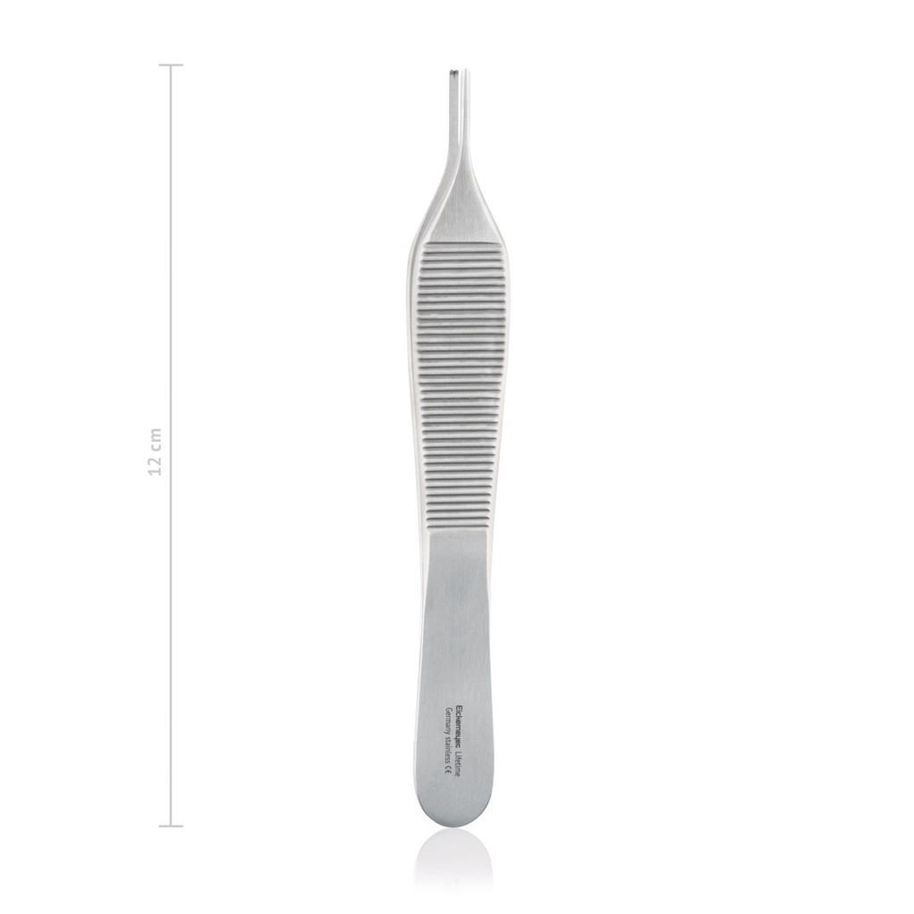 [132812] Pinza per tessuti ADSON, 12 cm, denti 1x2
