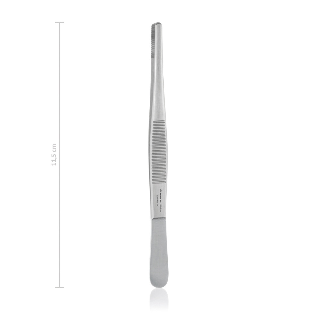 Pinzette anatomisch, 11,5 cm