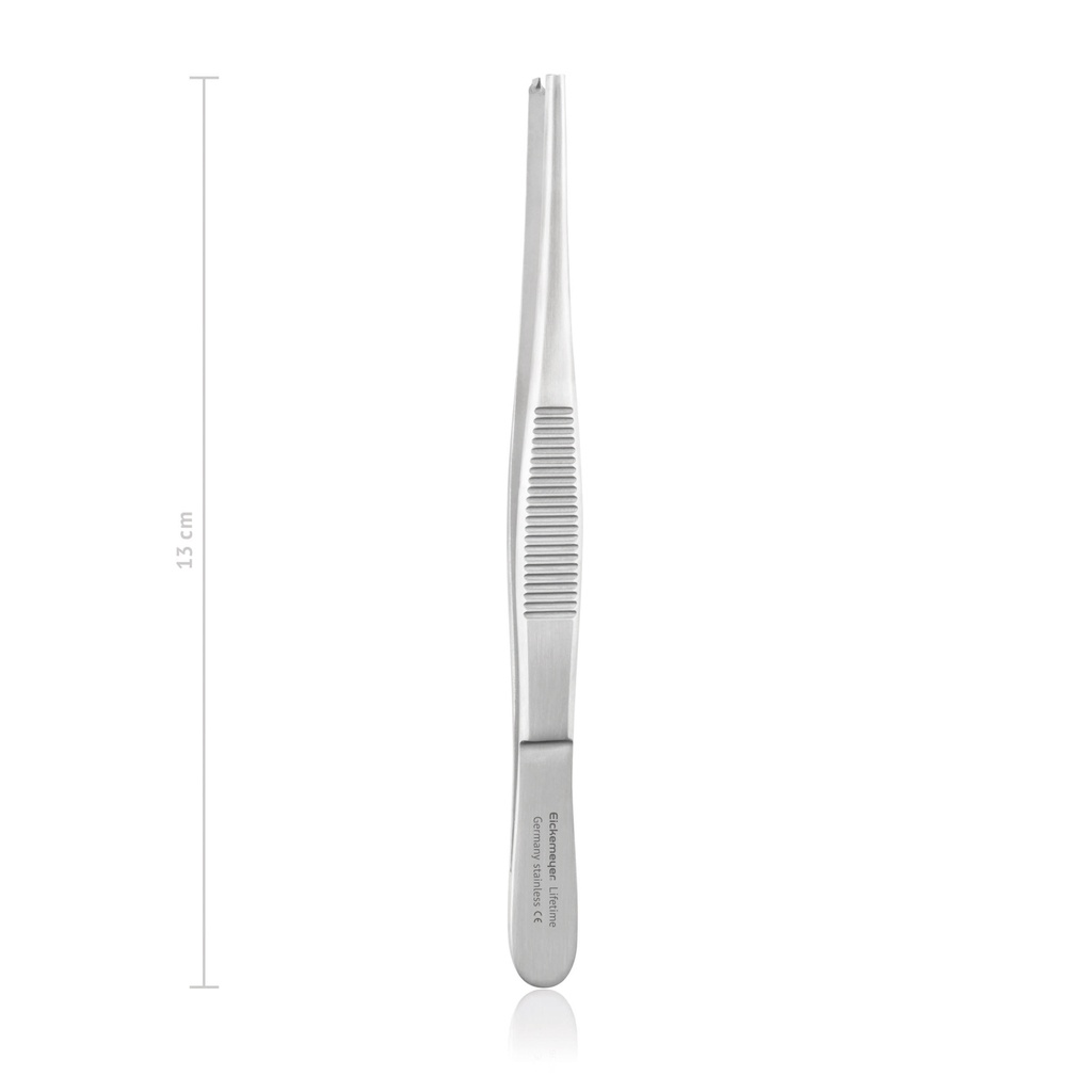 [133213] Pince standard, chir.,13 cm,1x2 dents