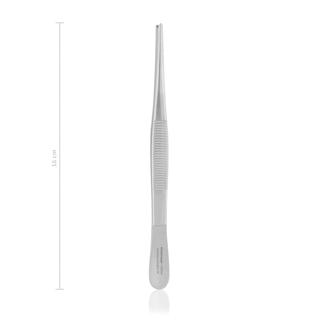 [133216] Pinza per tessuti 16 cm, denti 1x2