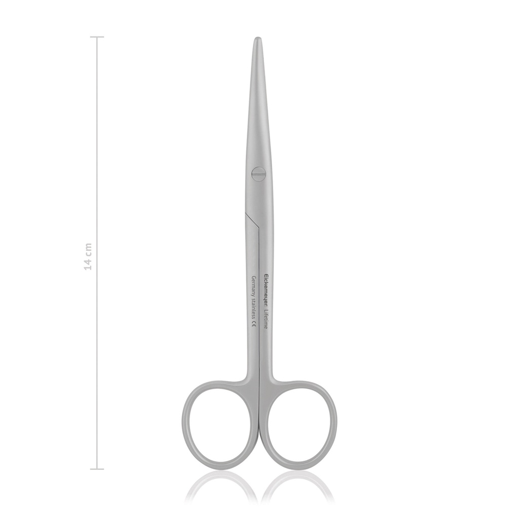 [118914] Forbici MAYO-STILLE, 14,5 cm, curve, punta smussa