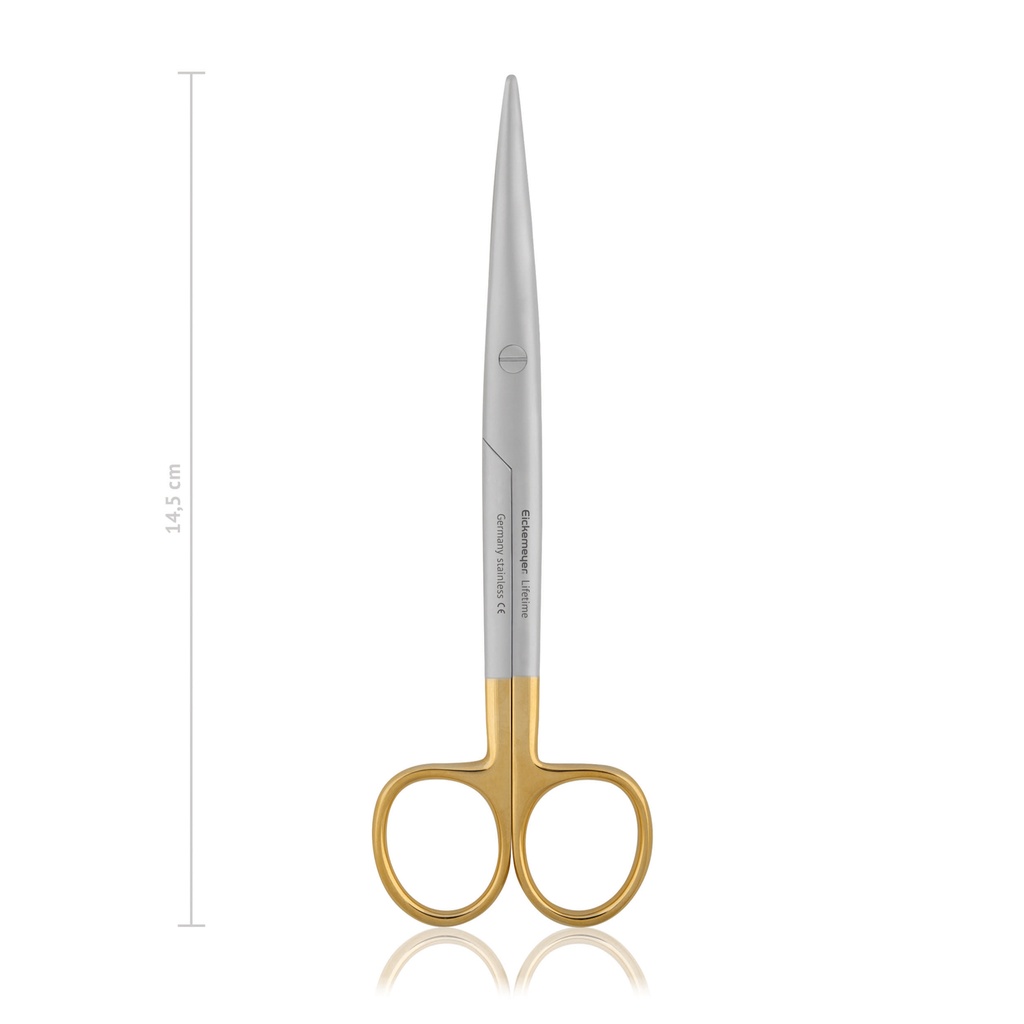 Präparierschere MAYO-STILLE, stumpf/stumpf, 14,5 cm, gebogen, TC