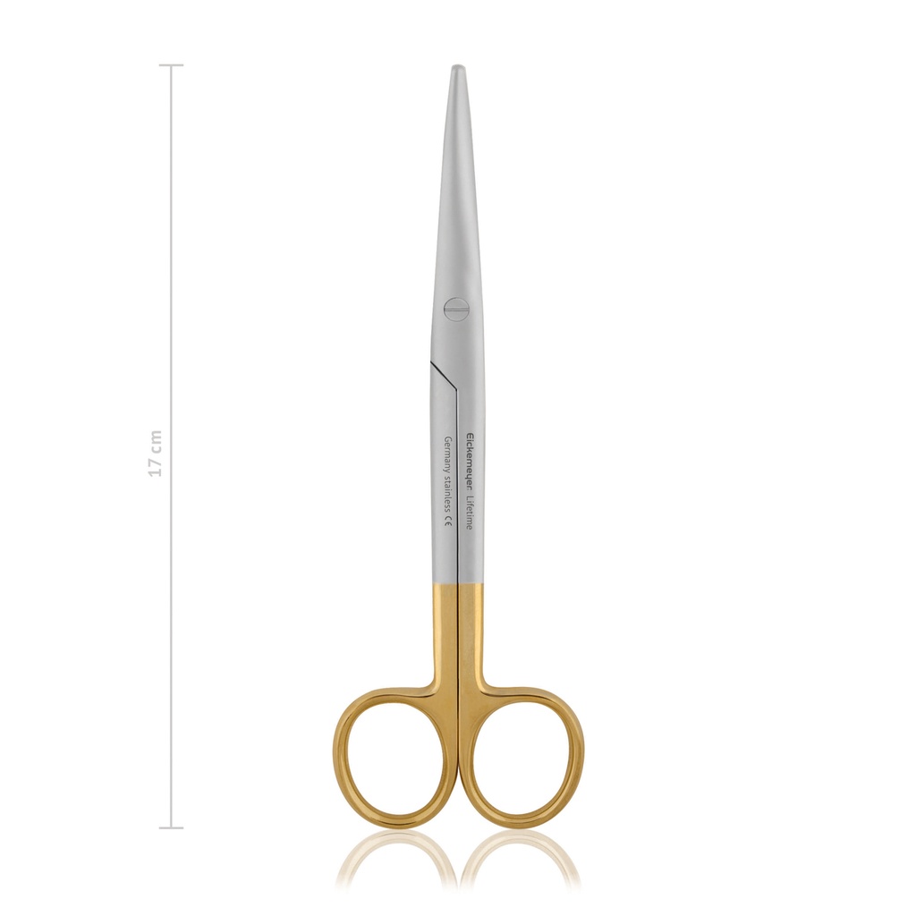 [117417] Ciseaux de dissection Mayo-Stille, 17 cm, droits et émoussés, TC