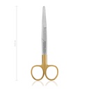 Präparierschere Mayo, 14,5 cm, gebogen, TC, st/st