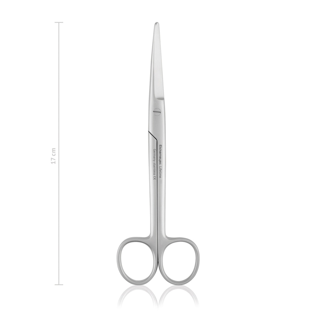 [118717] Präparierschere MAYO, stumpf/stumpf, 17 cm, gebogen