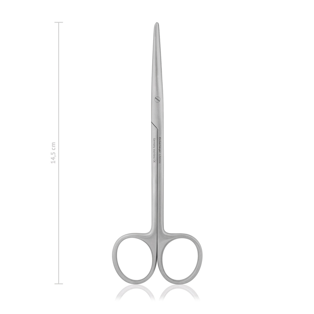 Präparierschere, METZENBAUM-FINO, stumpf/stumpf, 14,5 cm, gebogen