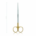 Ciseaux de dissection Metzenbaum-Fino, 14,5 cm droits, TC