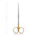 Präparierschere METZENBAUM-FINO, stumpf/stumpf, 14,5 cm, gebogen, TC