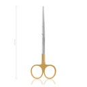 Präparierschere METZENBAUM, stumpf/stumpf, 14,5 cm, gebogen, TC