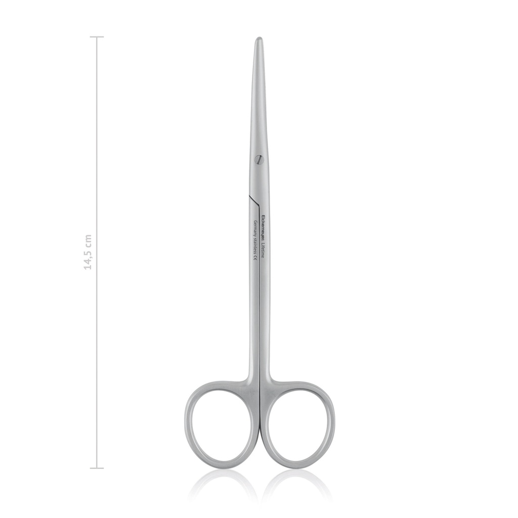 Präparierschere, METZENBAUM, stumpf/stumpf, 14,5 cm, gebogen