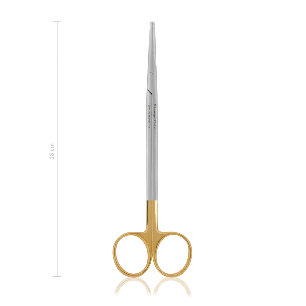 [116318] Forbici da dissezione METZENBAUM, 18 cm, curve, TC