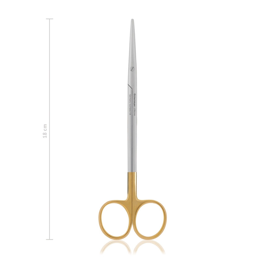 [116218] Ciseaux de preparation Metzenbaum, 18 cm droits, TC