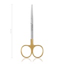 Ciseaux de dissection Metzenbaum, 11,5 cm, trempés, TC, fins, émousse
