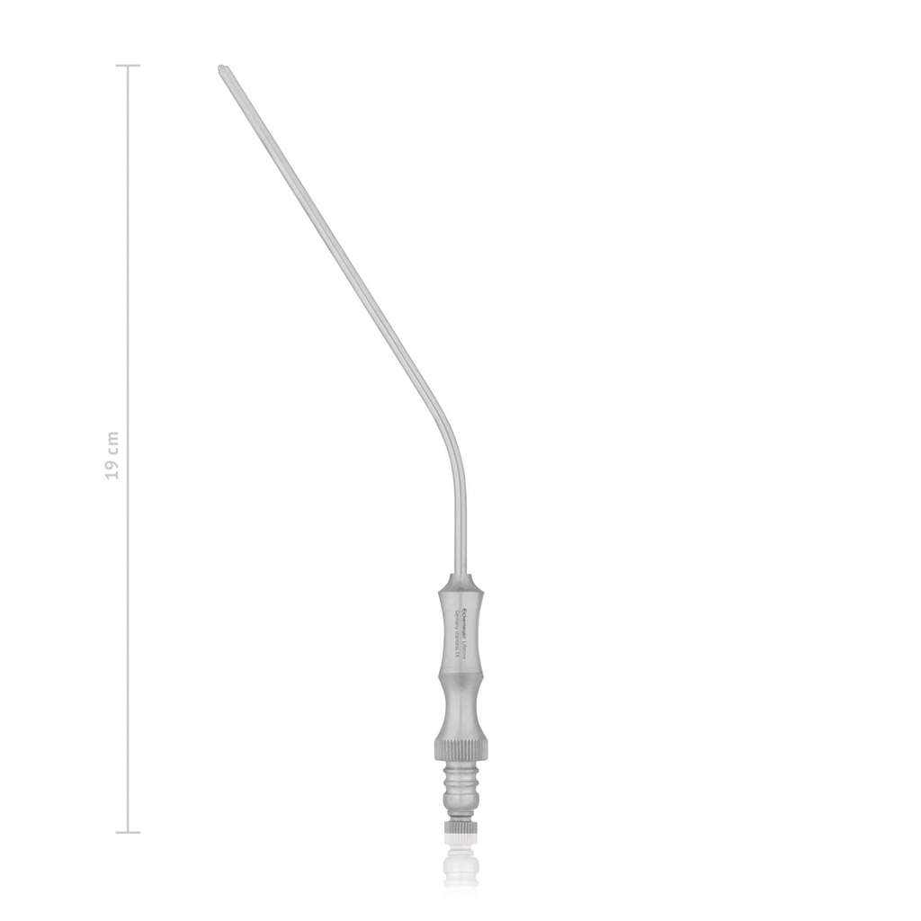 [199230] Saugkanüle FRAZIER/ FERGUSSON, AD Ø = 3 mm, mit Saugunterbrecher und Mandrin, 19 cm lang