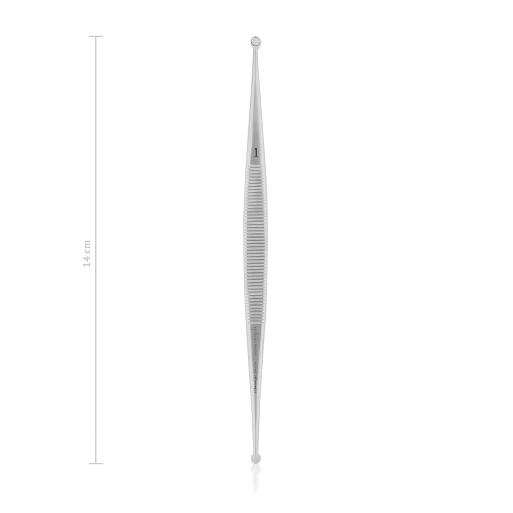 Curette à os Martini, 14 cm, double