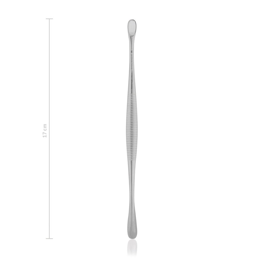 Curette à os Volkmann, 17 cm, double