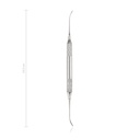 Crossley-féle luxátor, alsó metszőfogakhoz, kisállatok számára