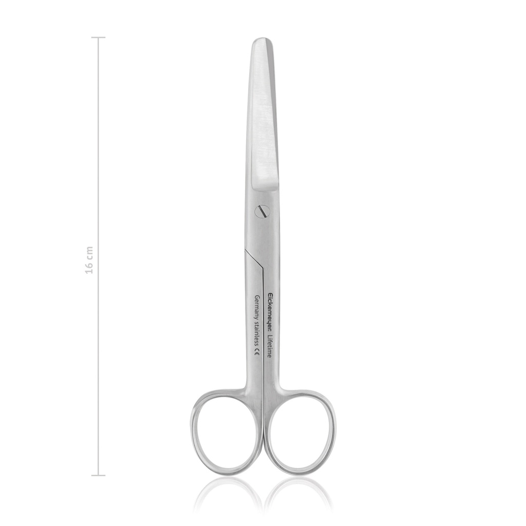 [114916] Chirurgische Schere, kräftiges Modell, stumpf/stumpf, 16, cm, gebogen