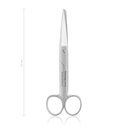 Ciseaux à chirurgie, droits, dauphin, 16 cm