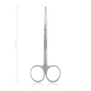 Knopf-Schere STEVENS, fein, mit Knopf, 11,5 cm, gerade
