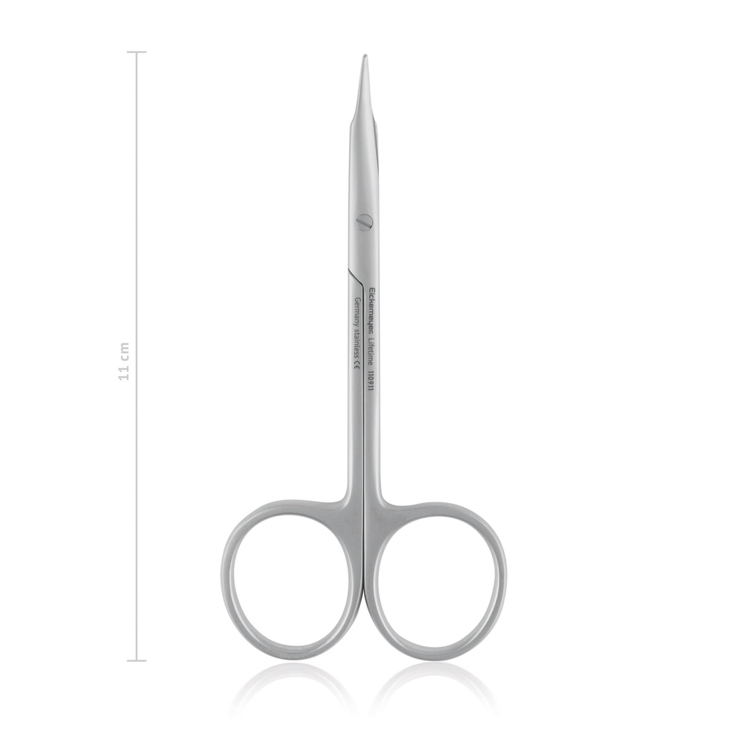 [110911] Forbici Stevens 11 cm, curve, punta smussa