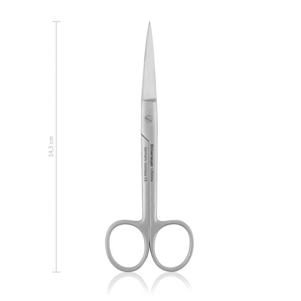 [114514] Chirurgische Schere STANDARD, spitz/spitz, 14,5 cm, gebogen