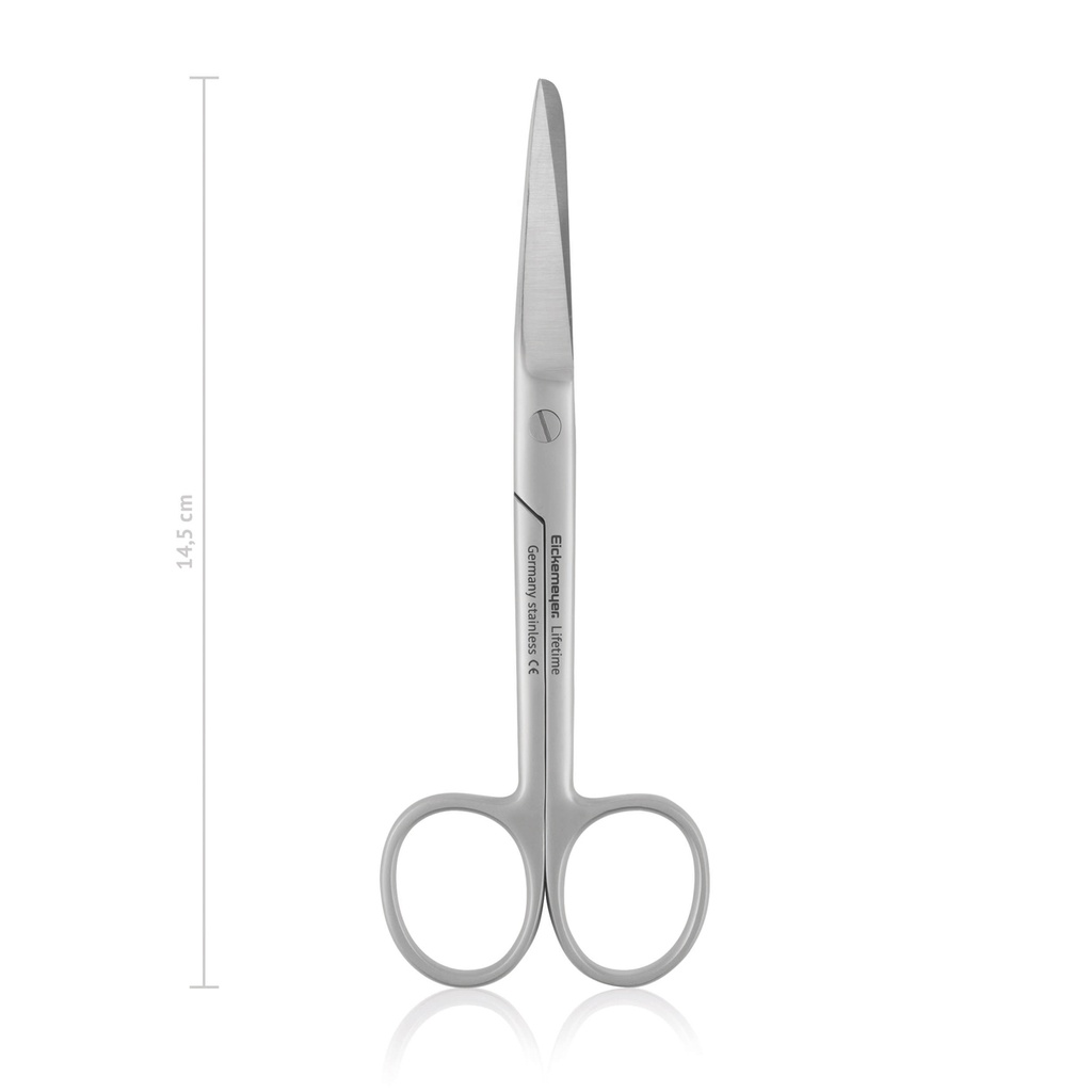 Chirurgische Schere STANDARD, spitz/stumpf, 14,5 cm, gebogen