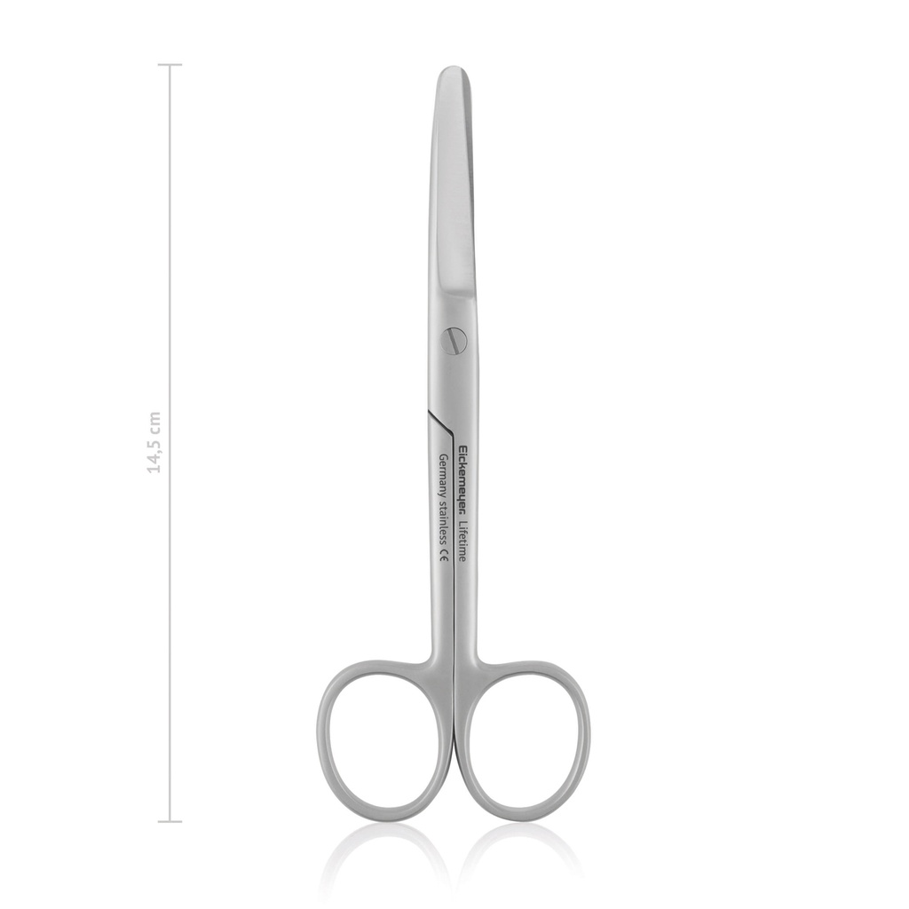 Chirurgische Schere STANDARD, stumpf/stumpf, 14,5 cm, gebogen
