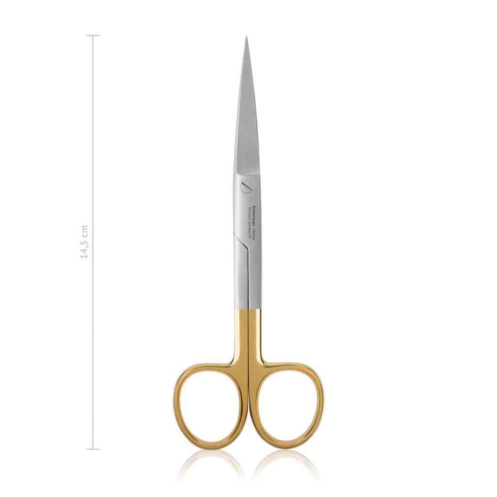 [113414] Chirurgische Schere STANDARD, spitz/spitz, 14,5 cm, gerade, TC