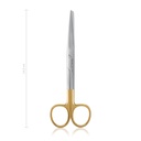 Ciseaux à chirurgie,14,5 cm,TC, Dauphin