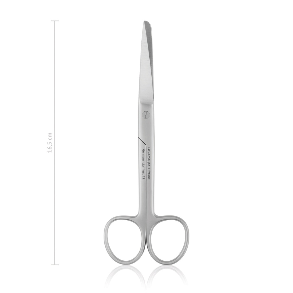 [114316] Chirurgische Schere STANDARD, spitz/stumpf, 16,5 cm, gebogen