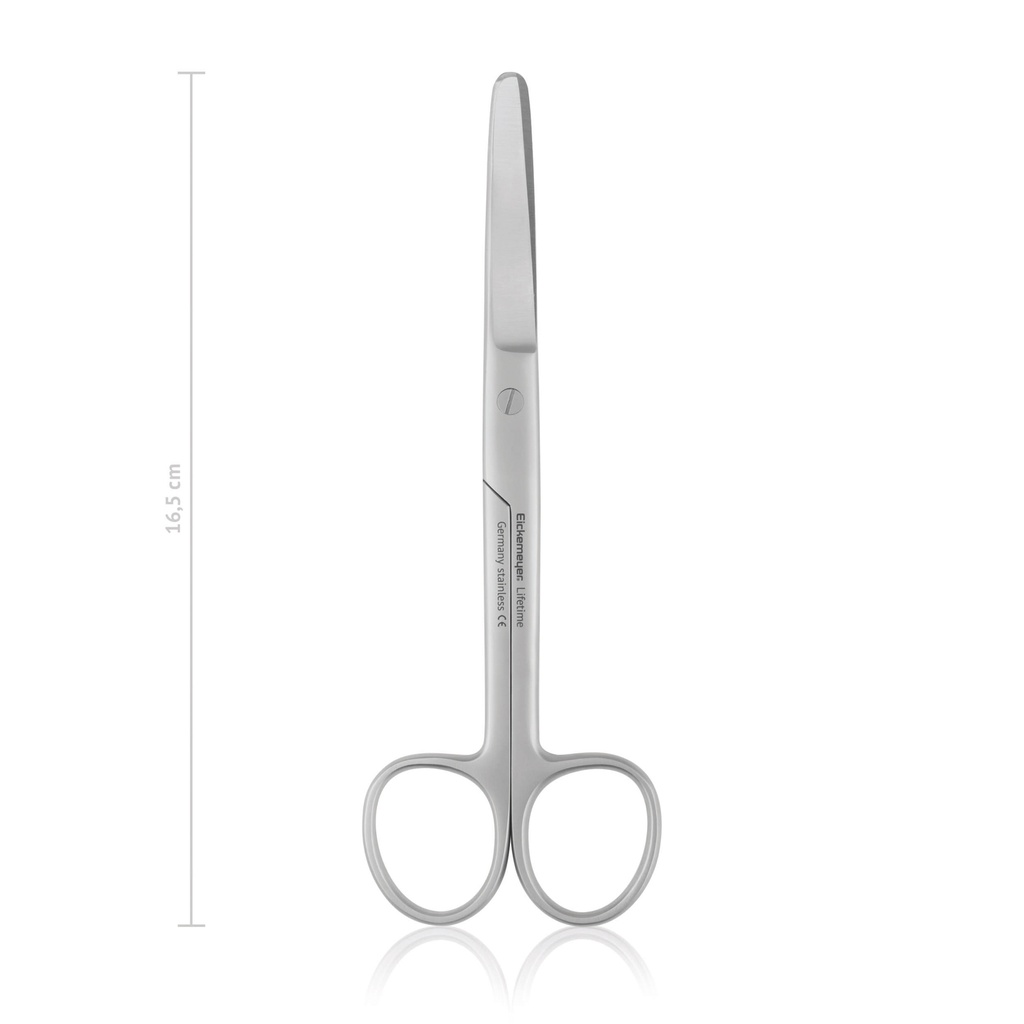 Chirurgische Schere STANDARD, stumpf/stumpf, 16,5 cm, gebogen
