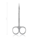 Irisschere, 11 cm, fein, gerade, sp/sp